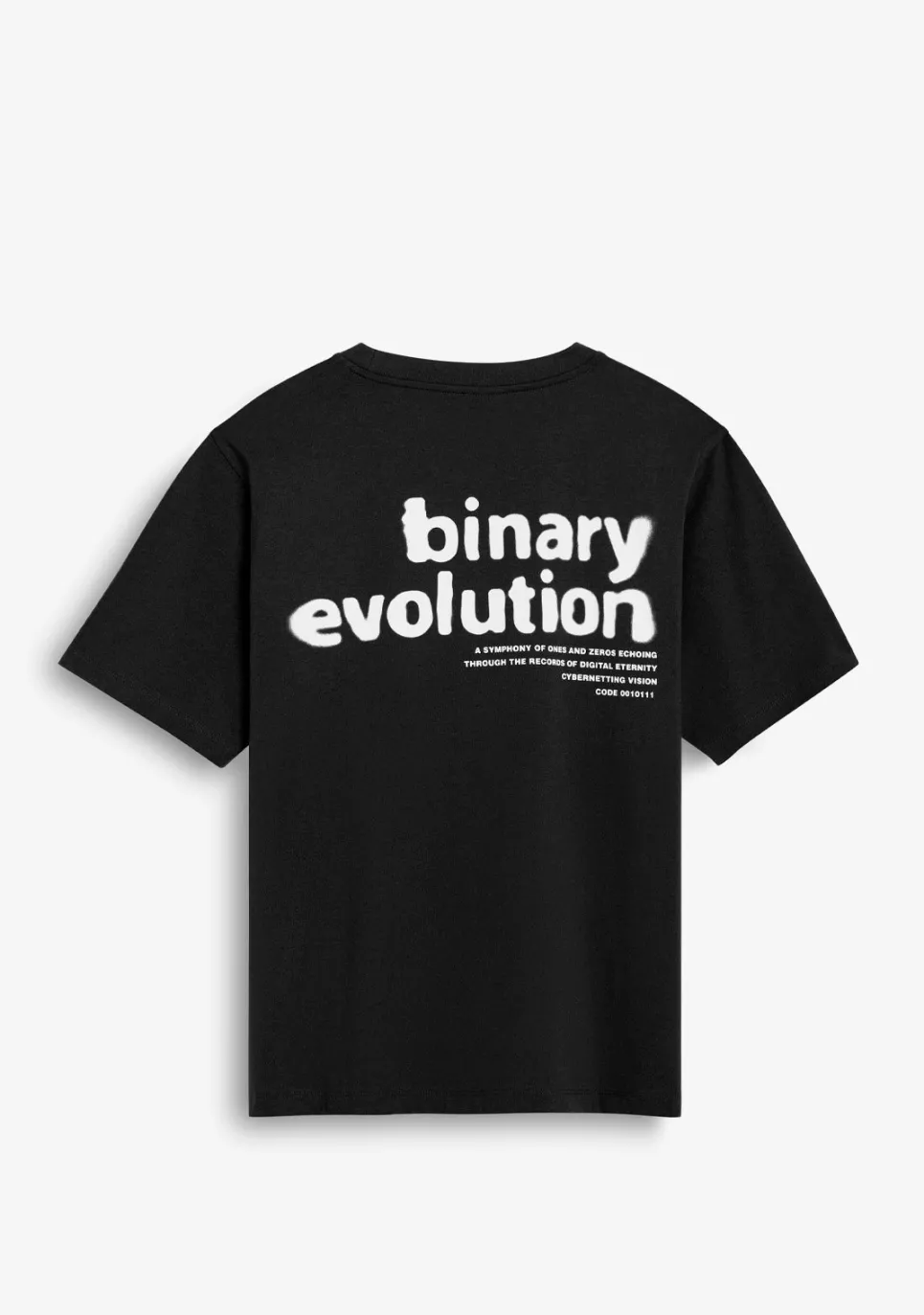 D.Franklin Binary Tee Black|Damen T-Shirts|T-Shirts