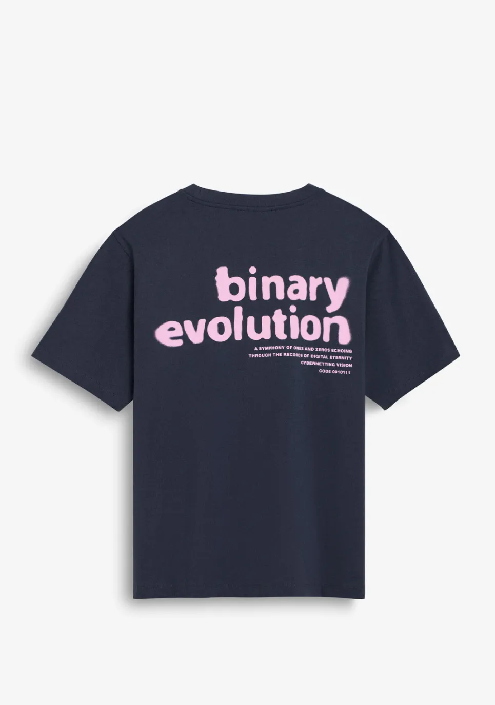 D.Franklin Binary Tee Grey|Damen T-Shirts|T-Shirts
