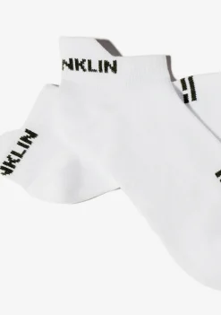 D.Franklin Black & White Tab Socks 2 Pack|Damen Socken|Socken