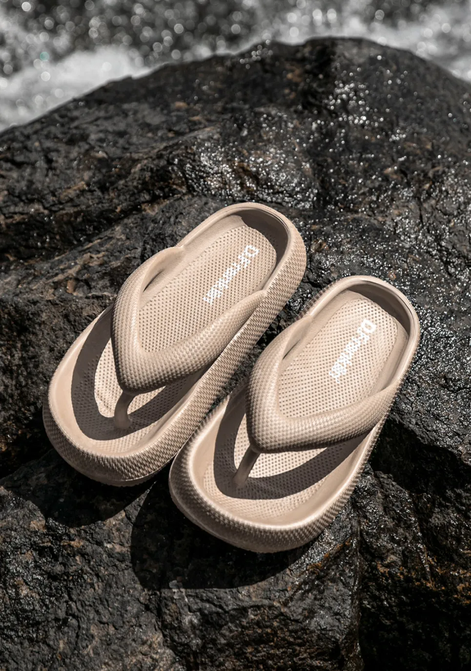 D.Franklin Bloomer Nip Beige|Damen Sandalen
