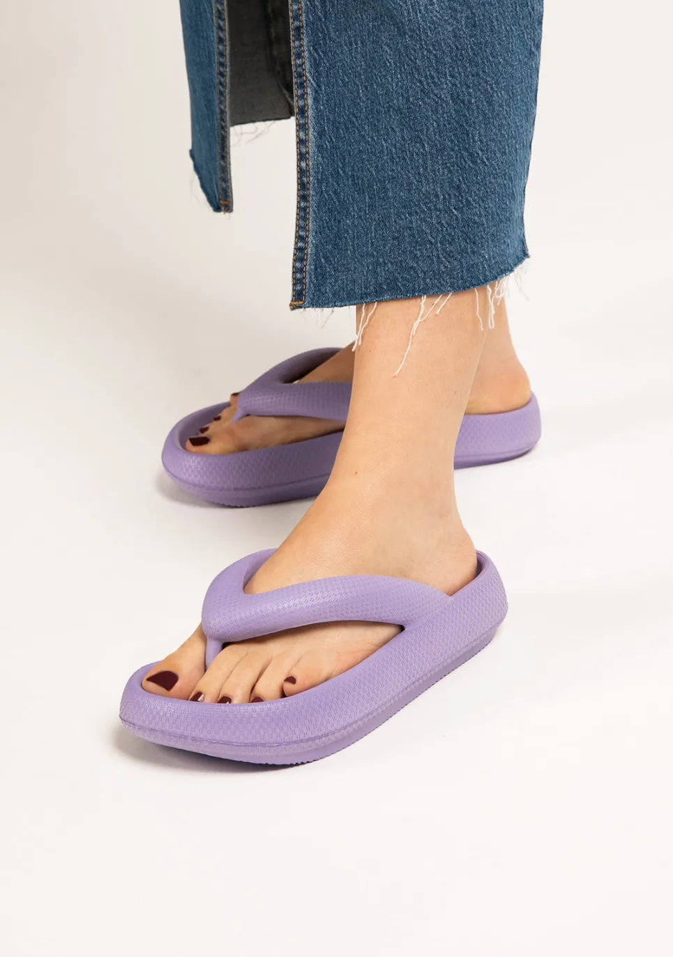 D.Franklin Bloomer Nip Lavender|Damen Sandalen