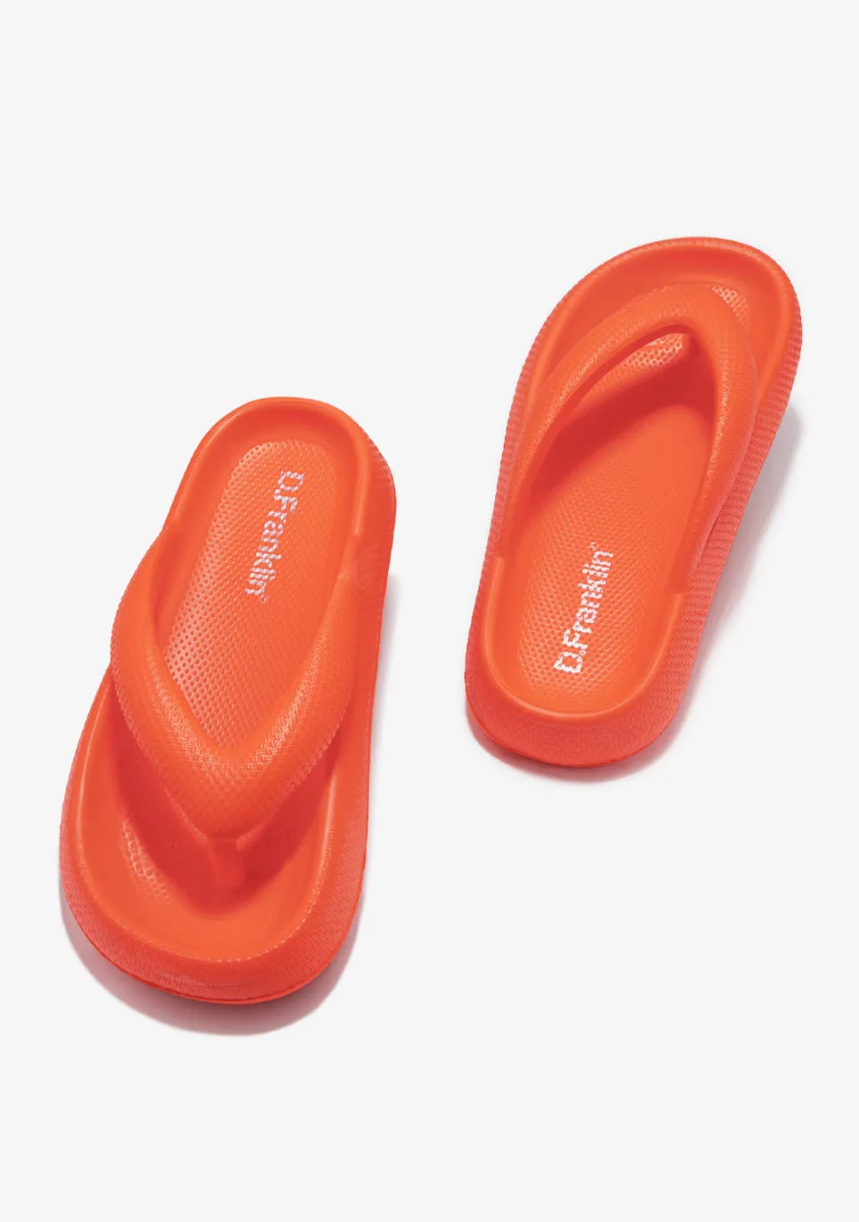 D.Franklin Bloomer Nip Orange|Damen Sandalen