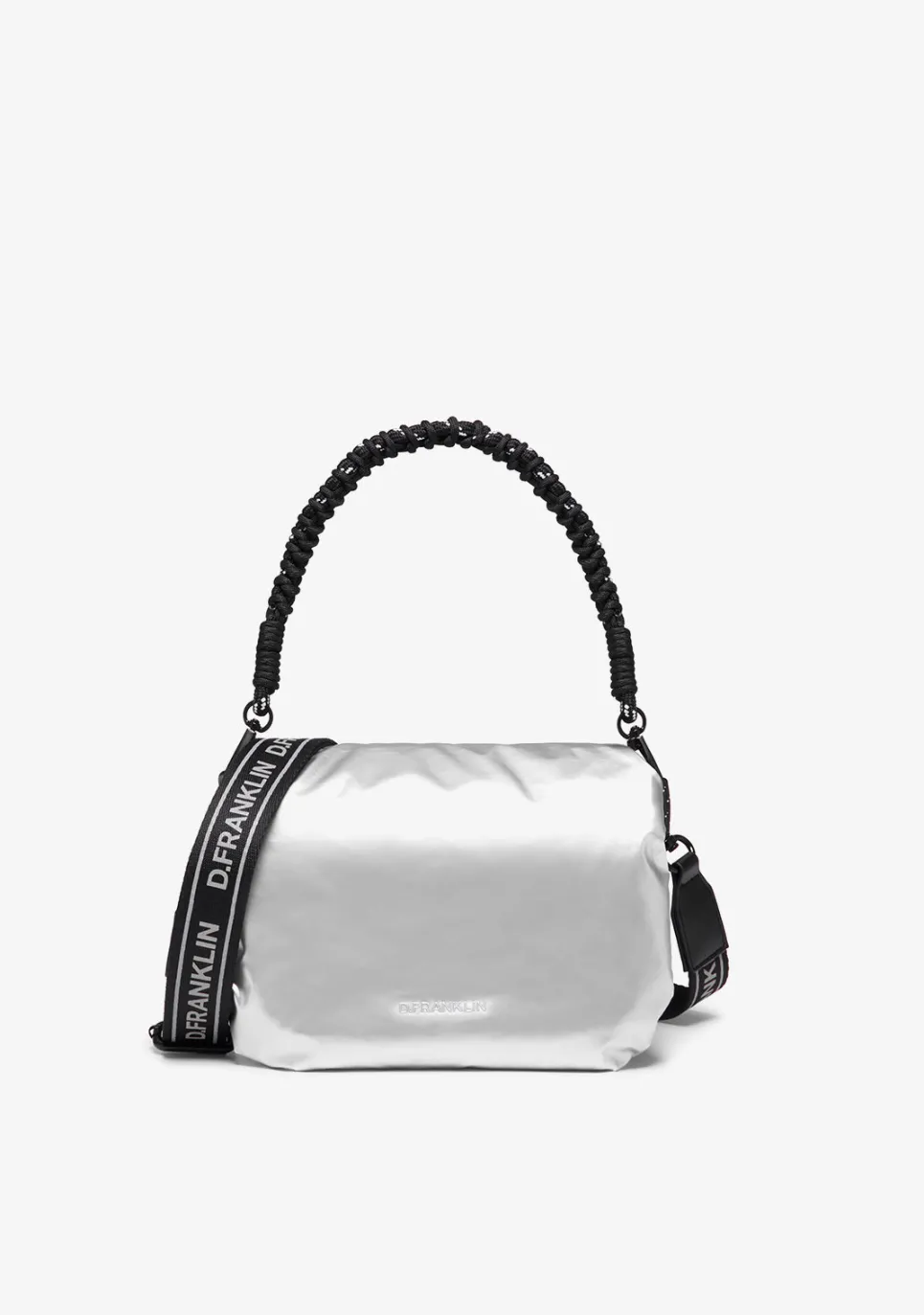 D.Franklin Bomb Flap Crossbody Bag Silver|Damen Taschen