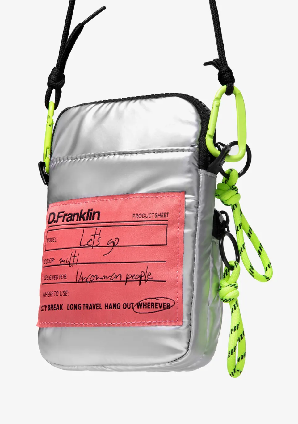 D.Franklin Bomb Mini Bag Silver|Damen Taschen