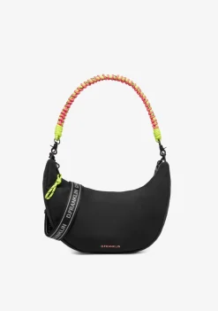 D.Franklin Bomb Round Shoulder Bag Black|Damen Taschen