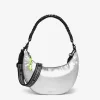 D.Franklin Bomb Round Shoulder Bag Silver|Damen Taschen