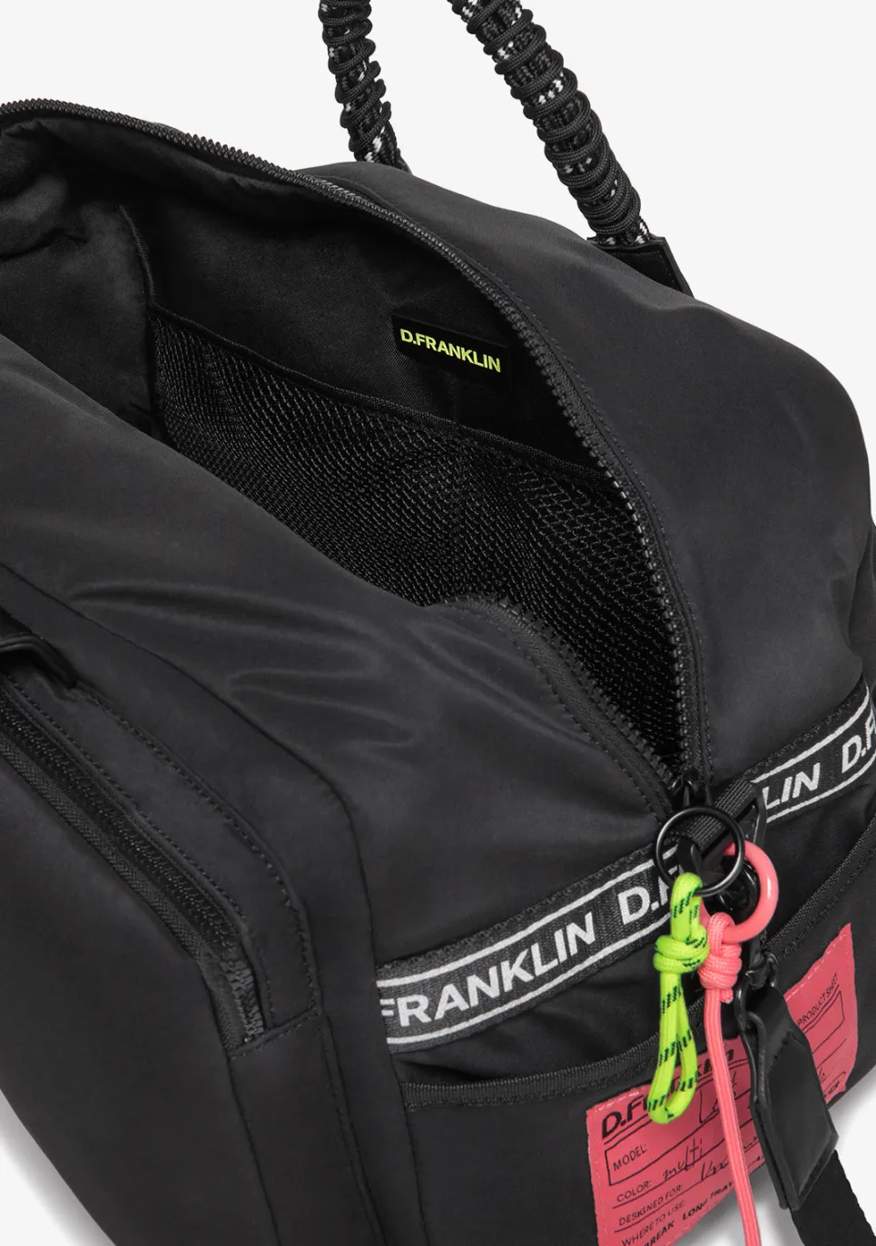 D.Franklin Bomb Weekender Black|Damen Taschen