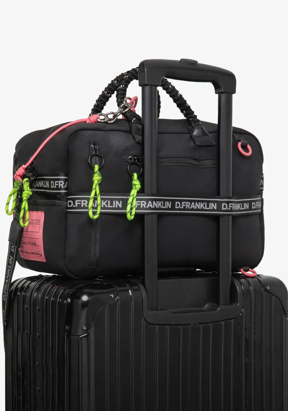 D.Franklin Bomb Weekender Black|Damen Taschen