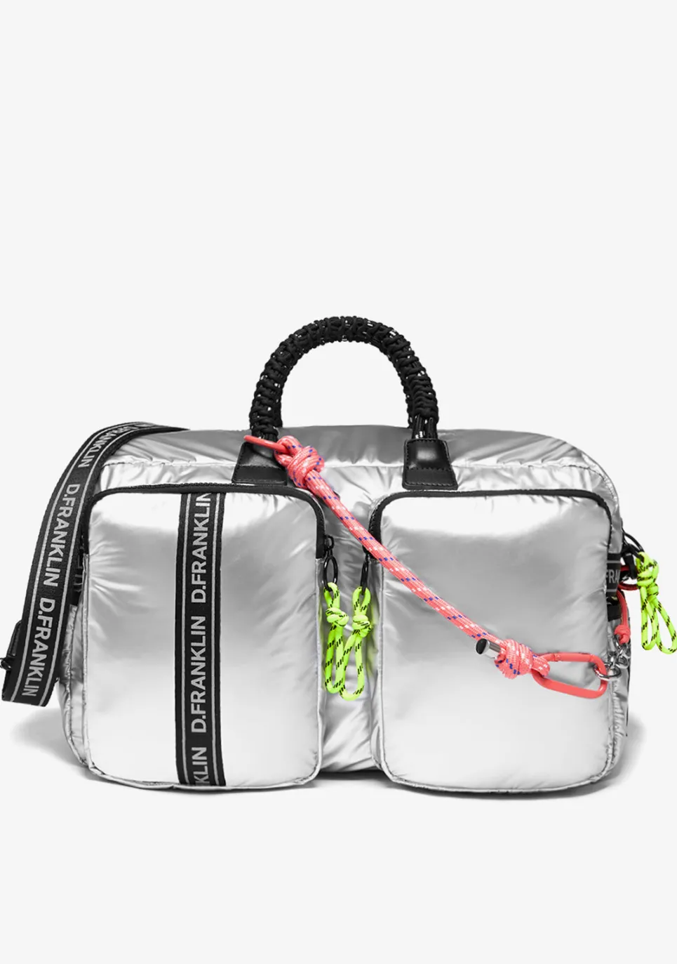 D.Franklin Bomb Weekender Silver|Damen Taschen