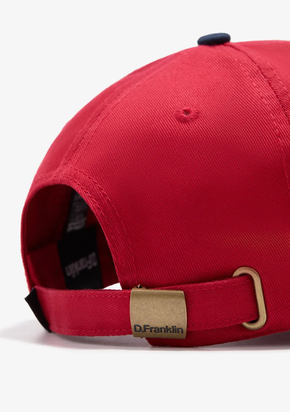 D.Franklin Brooklyn Basic Cap Red-Navy|Damen Kappen|Kappen