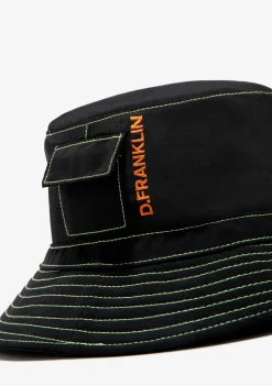 D.Franklin Bucket Hat Black|Damen Kappen|Kappen