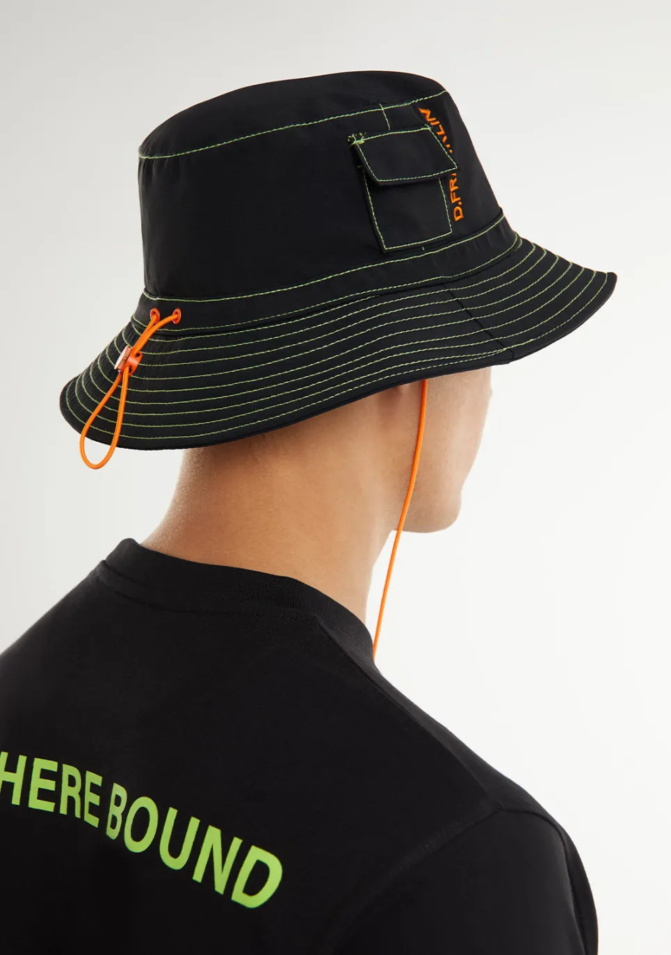 D.Franklin Bucket Hat Black|Damen Kappen|Kappen