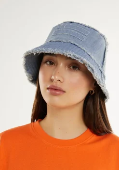 D.Franklin Bucket Hat Denim|Damen Kappen|Kappen
