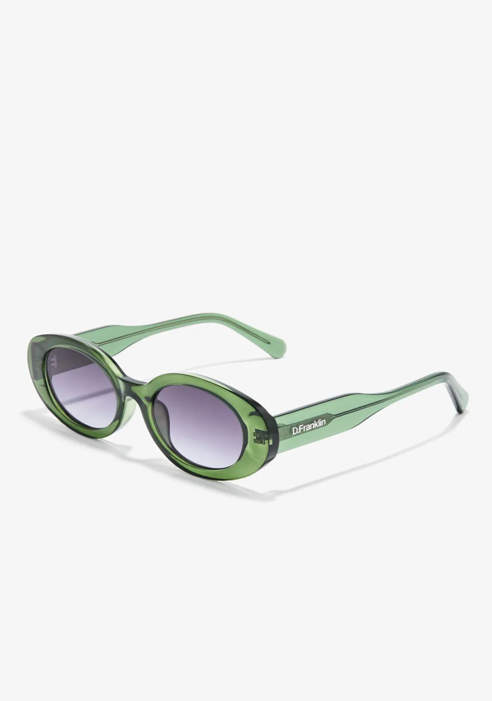 D.Franklin Capri Green / Gradient Smoke|Damen Ovale Sonnenbrillen|Ovale Sonnenbrillen