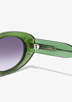 D.Franklin Capri Green / Gradient Smoke|Damen Ovale Sonnenbrillen|Ovale Sonnenbrillen