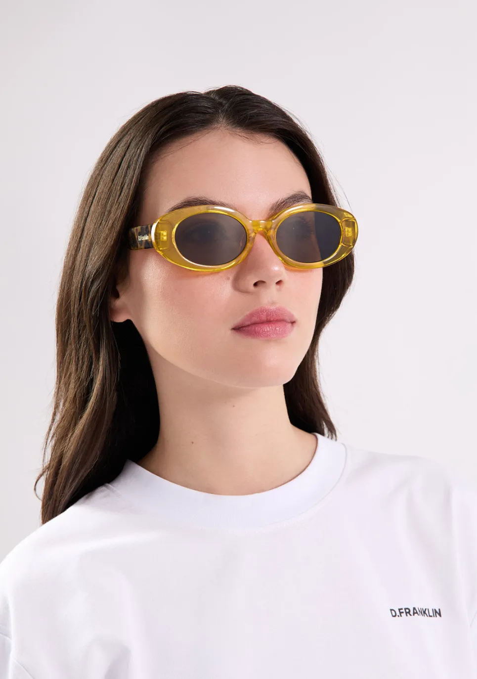 D.Franklin Capri Honey / Brown|Damen Ovale Sonnenbrillen|Ovale Sonnenbrillen