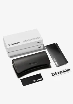 D.Franklin Capri Off-White / Black|Damen Ovale Sonnenbrillen|Ovale Sonnenbrillen