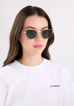 D.Franklin Cat-Eye Legacy Gold / G15|Damen Cat Eye Sonnenbrillen