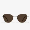 D.Franklin Cat-Eye Legacy Silver / Dark Brown|Damen Cat Eye Sonnenbrillen