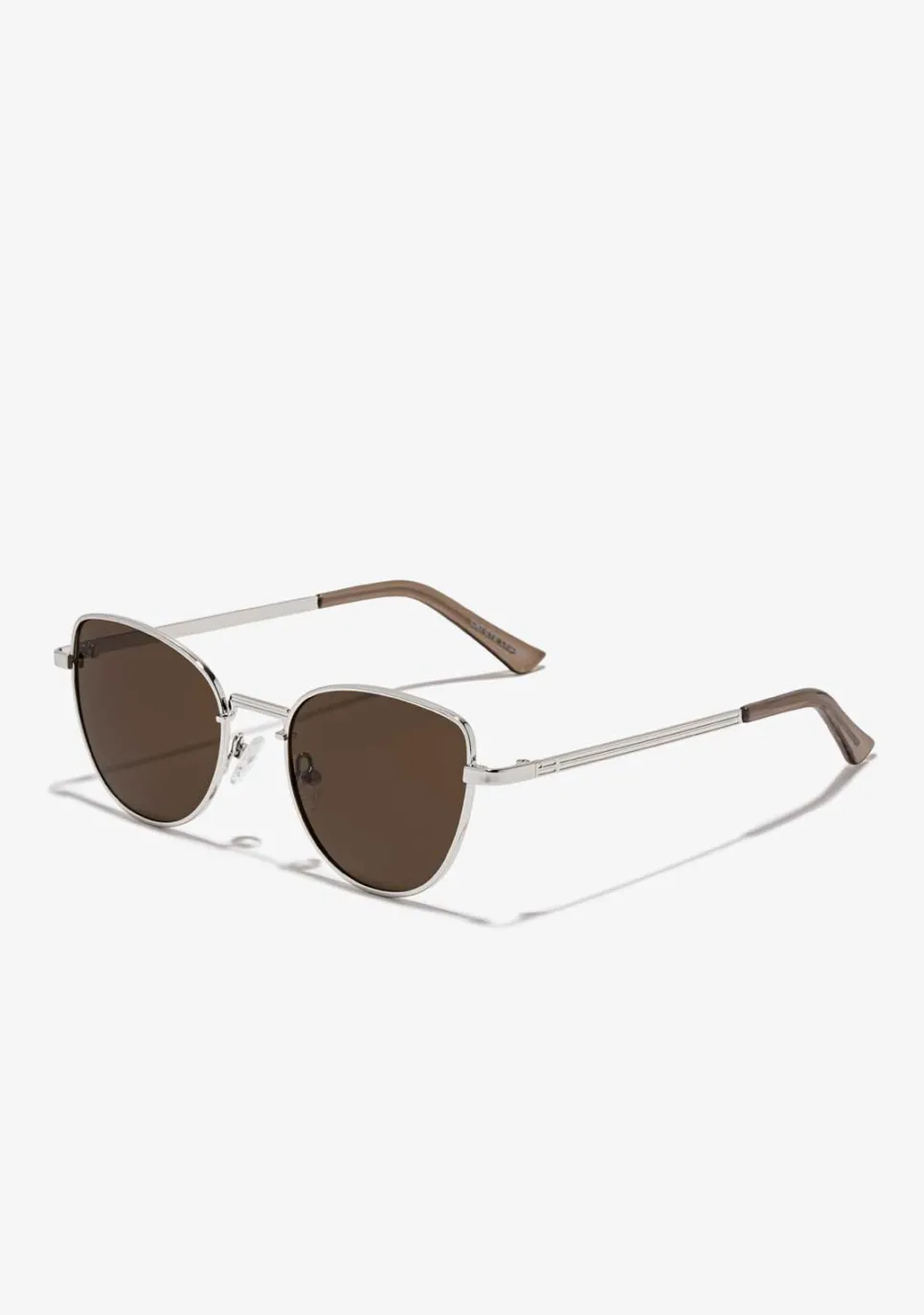 D.Franklin Cat-Eye Legacy Silver / Dark Brown|Damen Cat Eye Sonnenbrillen