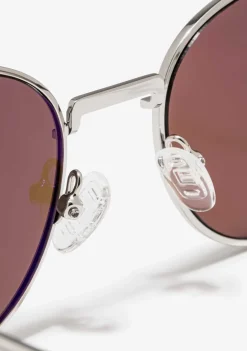 D.Franklin Cat-Eye Legacy Silver / Dark Brown|Damen Cat Eye Sonnenbrillen