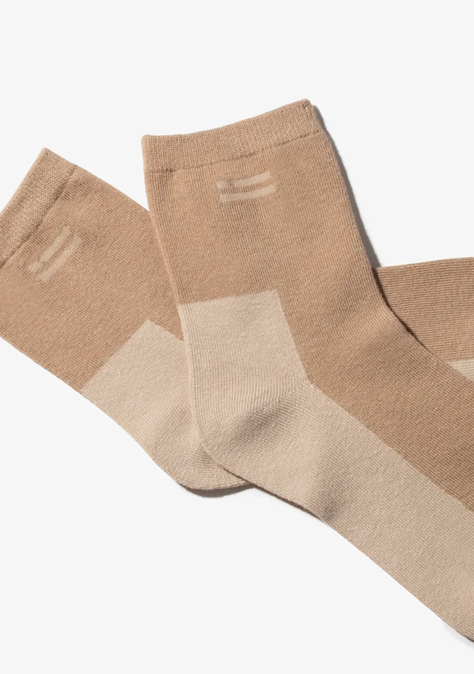 D.Franklin Color Block Socks 2 Pack Sand-Mint|Herren Socken