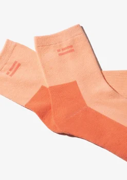 D.Franklin Color Block Socks 2 Pack Sand-Peach|Damen Socken