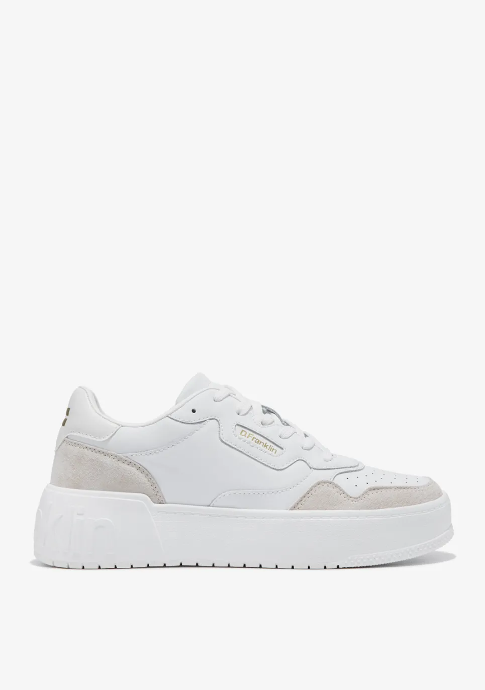 D.Franklin Court Basic Leather White / White|Herren Sneakers