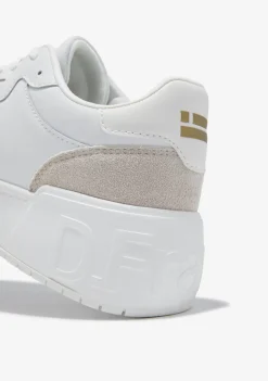 D.Franklin Court Basic Leather White / White|Herren Sneakers