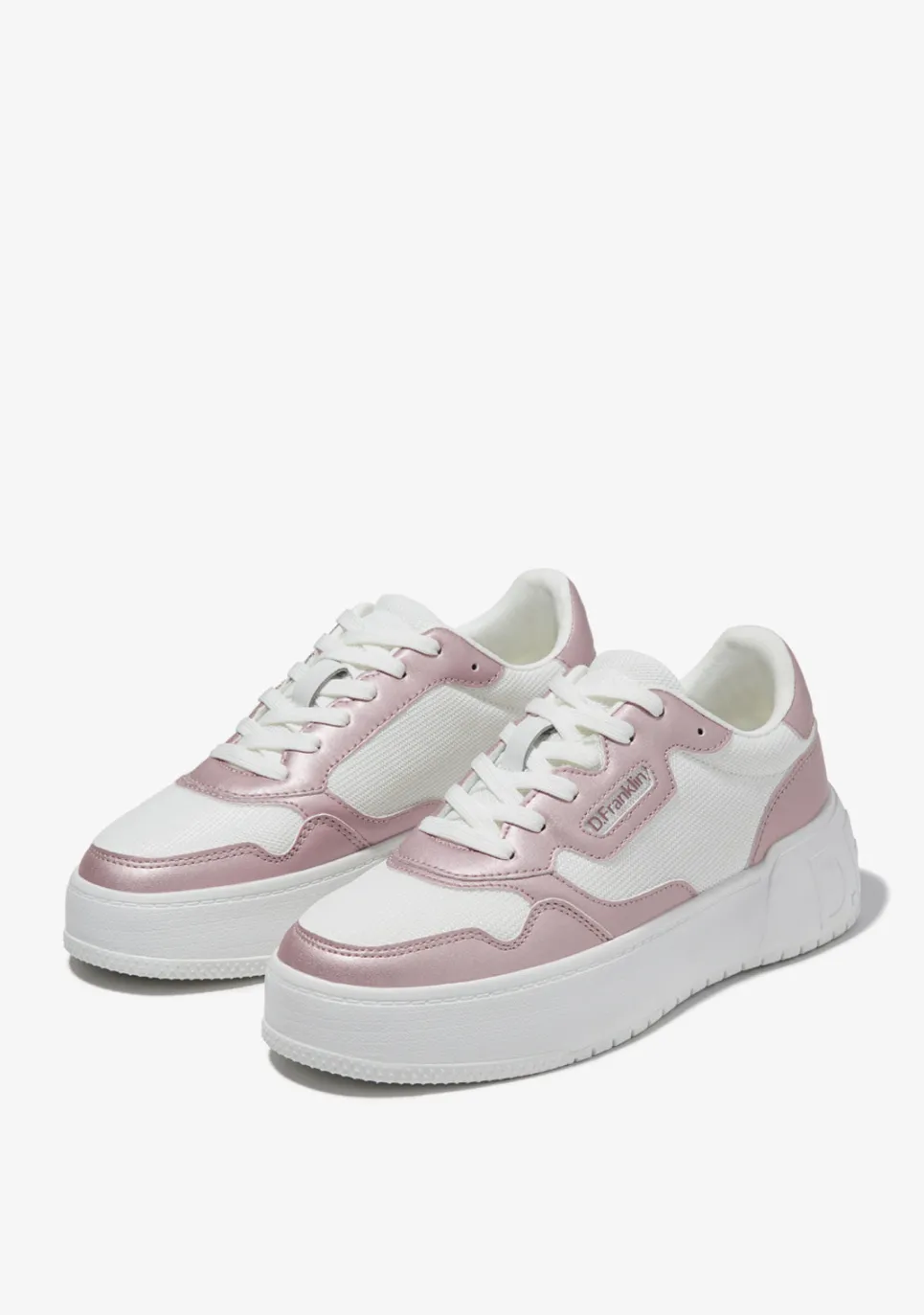 D.Franklin Court Basic Mesh Rose Gold|Damen Plattform-Sneakers|Sneakers