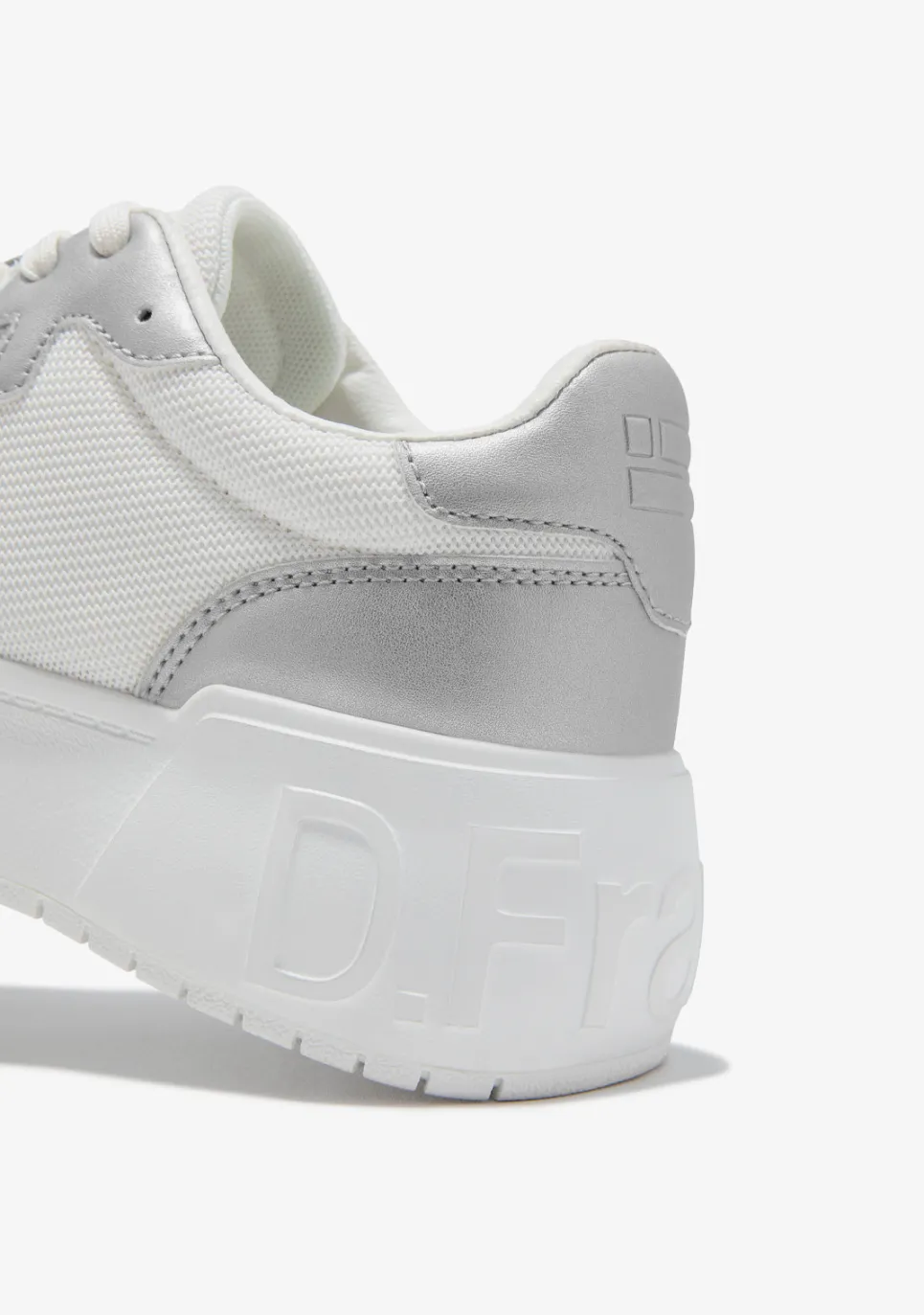 D.Franklin Court Basic Mesh Silver|Damen Plattform-Sneakers|Sneakers