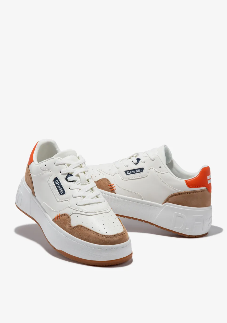 D.Franklin Court Basic Stich Orange|Herren Sneakers