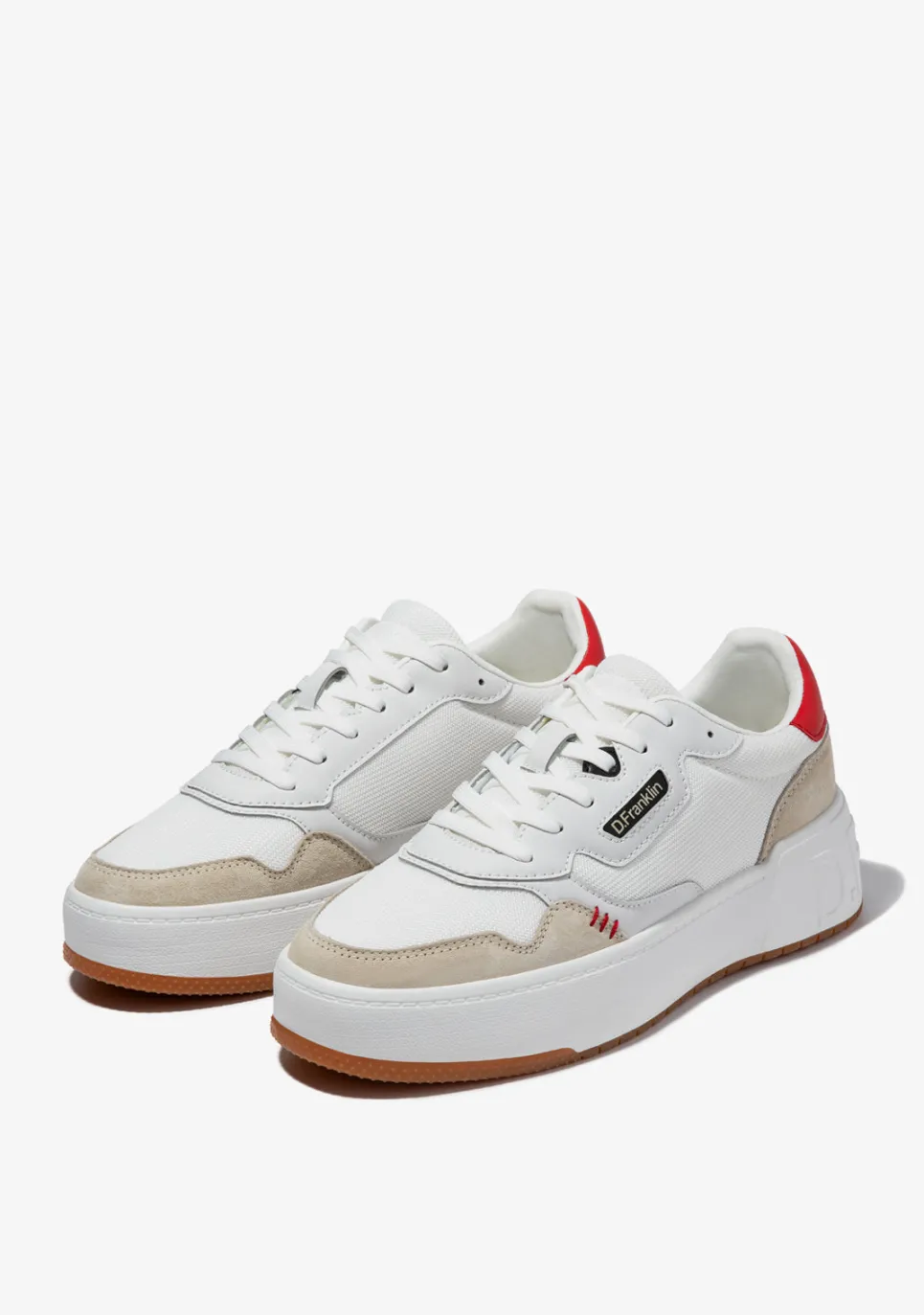 D.Franklin Court Basic Stich Red|Herren Sneakers