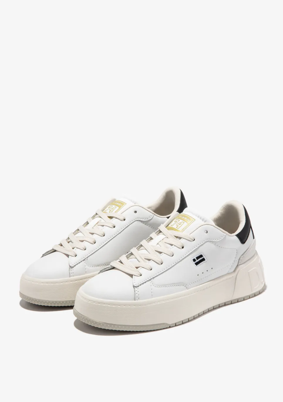 D.Franklin Court Basket Basic White|Damen Sneakers|Plattform-Sneakers