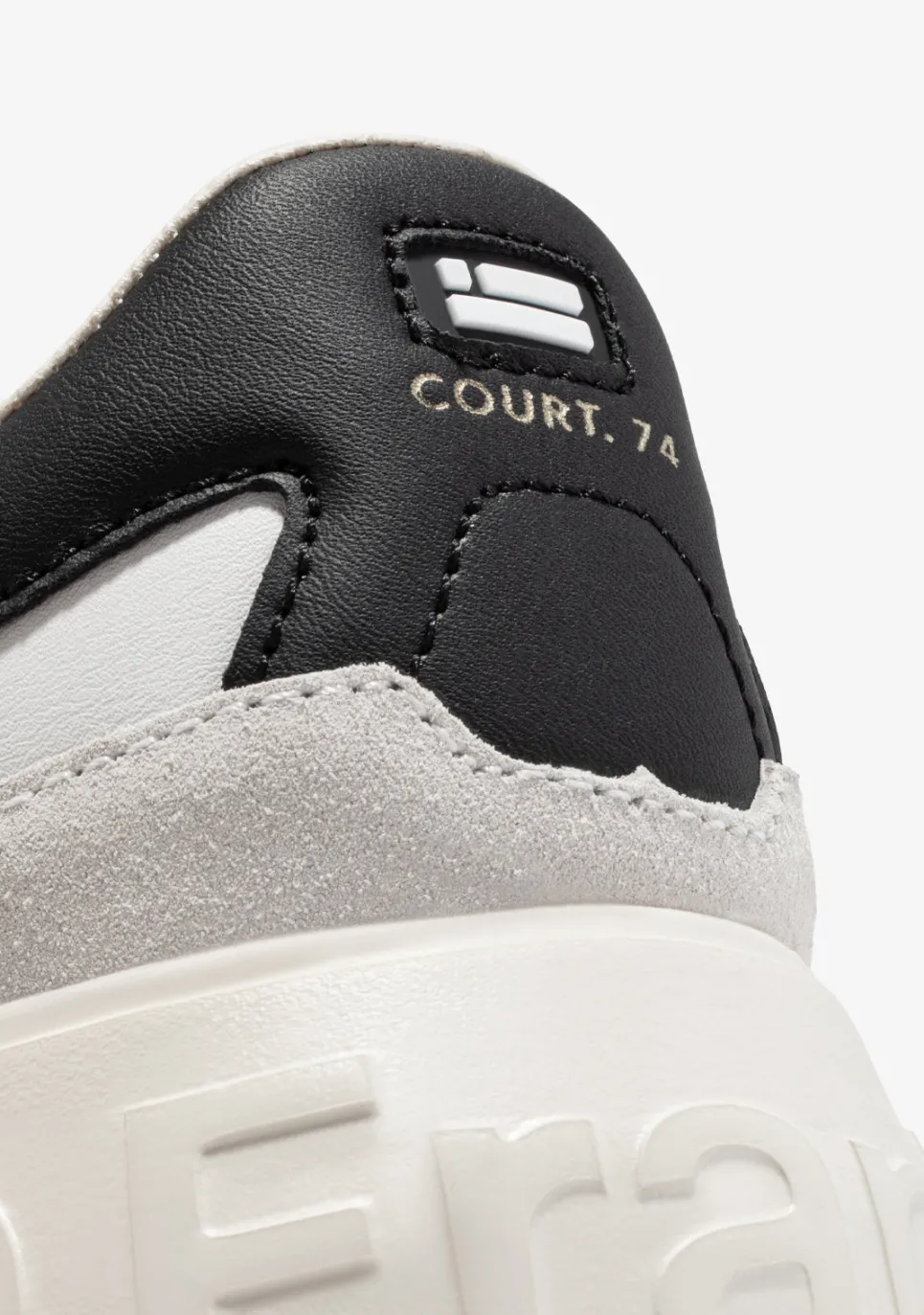 D.Franklin Court Basket Basic White|Damen Sneakers|Plattform-Sneakers