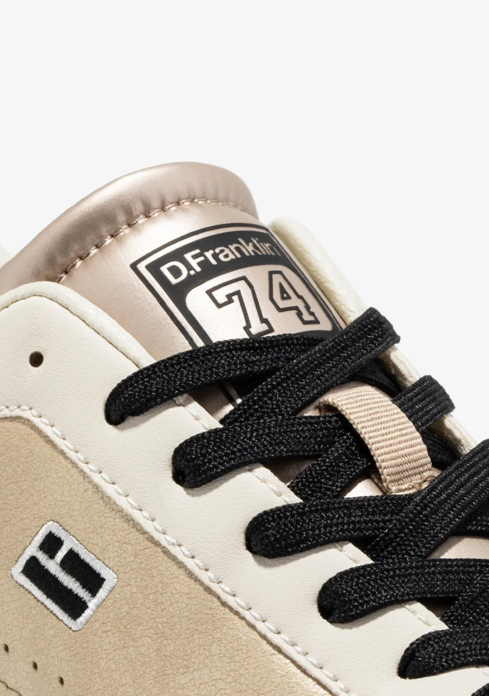 D.Franklin Court Basket Gold / Leopard|Damen Plattform-Sneakers|Sneakers