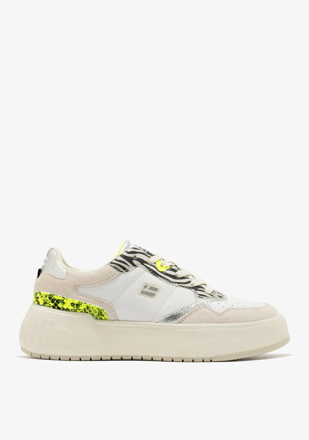 D.Franklin Court Stich White / Multi|Damen Plattform-Sneakers|Sneakers