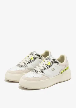 D.Franklin Court Stich White / Multi|Damen Plattform-Sneakers|Sneakers