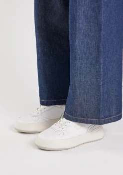 D.Franklin Court Tennis Basic Off White|Damen Sneakers|Sneakers