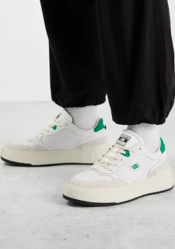D.Franklin Court Tennis Basic White / Green|Herren Sneakers
