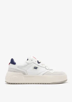 D.Franklin Court Tennis Basic White / Blue|Herren Sneakers