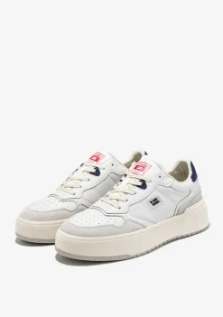 D.Franklin Court Tennis Basic White / Blue|Herren Sneakers