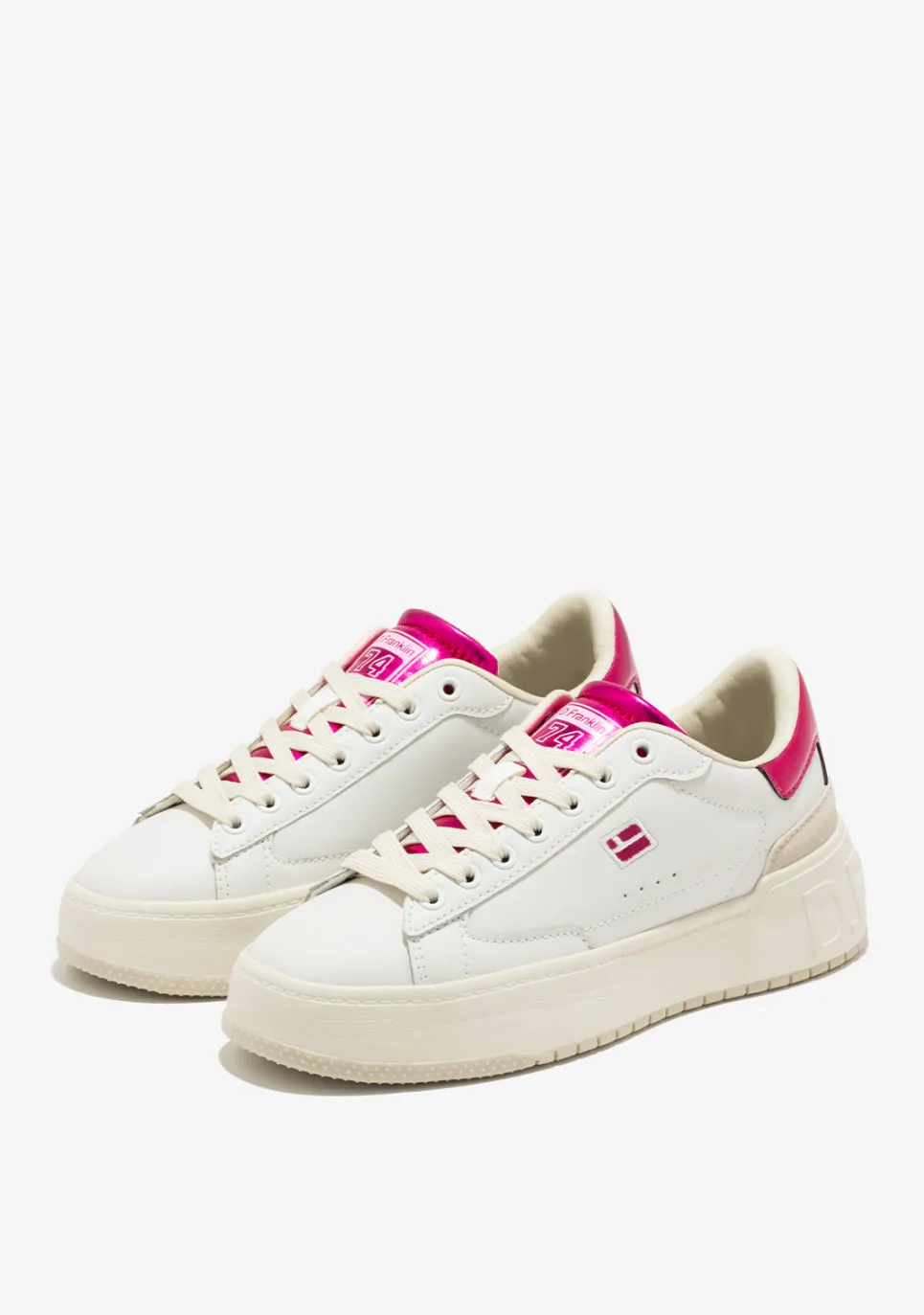 D.Franklin Court Tennis Fuchsia|Damen Plattform-Sneakers|Sneakers