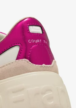 D.Franklin Court Tennis Fuchsia|Damen Plattform-Sneakers|Sneakers