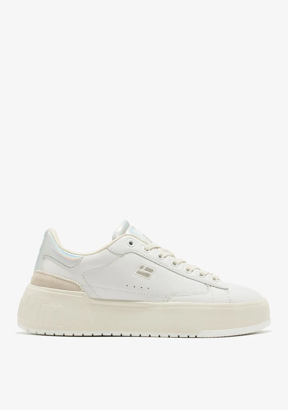 D.Franklin Court Tennis Silver|Damen Plattform-Sneakers|Sneakers