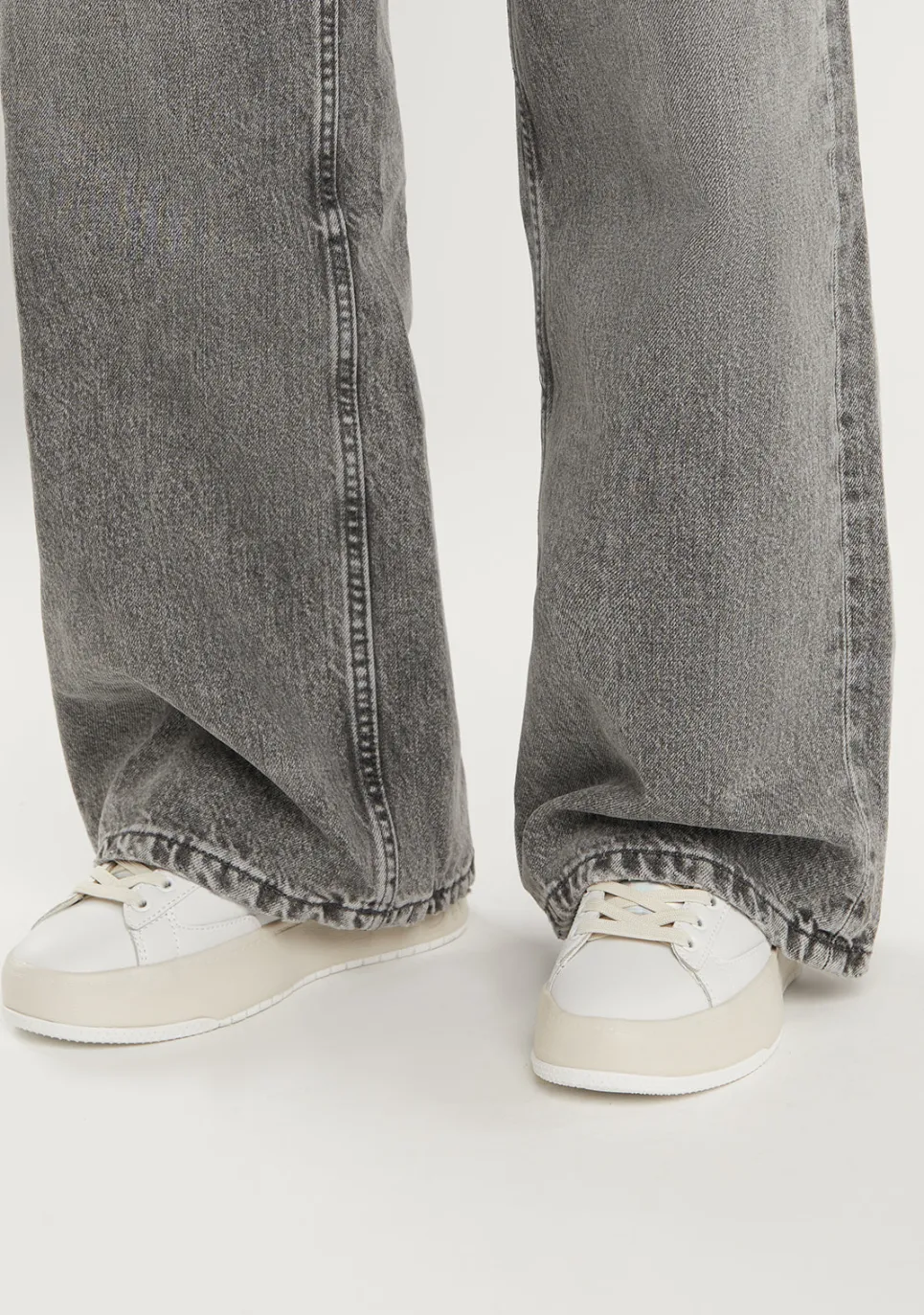 D.Franklin Court Tennis Silver|Damen Plattform-Sneakers|Sneakers
