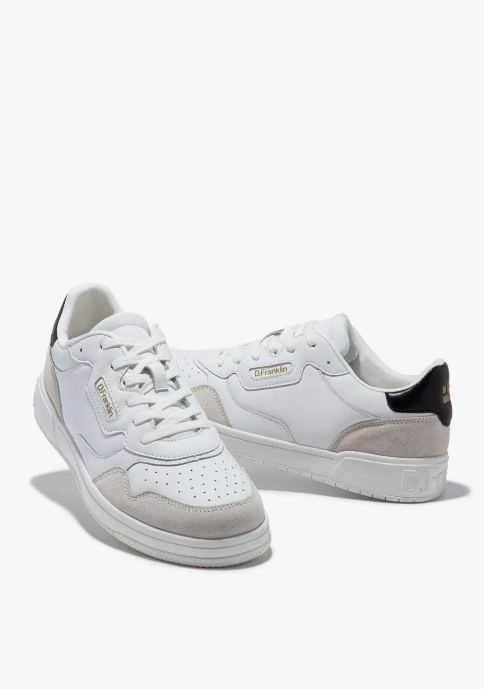 D.Franklin Court V2 Basic Leather White / Black|Damen Sneakers|Sneakers