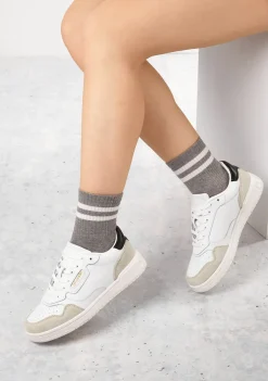 D.Franklin Court V2 Basic Leather White / Black|Damen Sneakers|Sneakers
