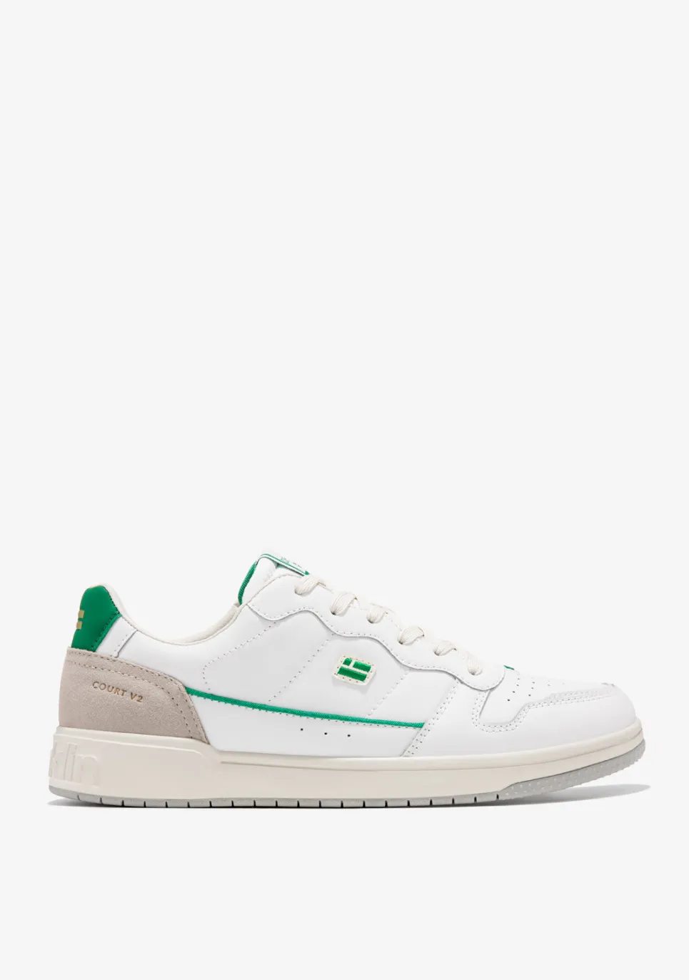 D.Franklin Court V2 Flag Basic White / Green|Damen Sneakers|Sneakers