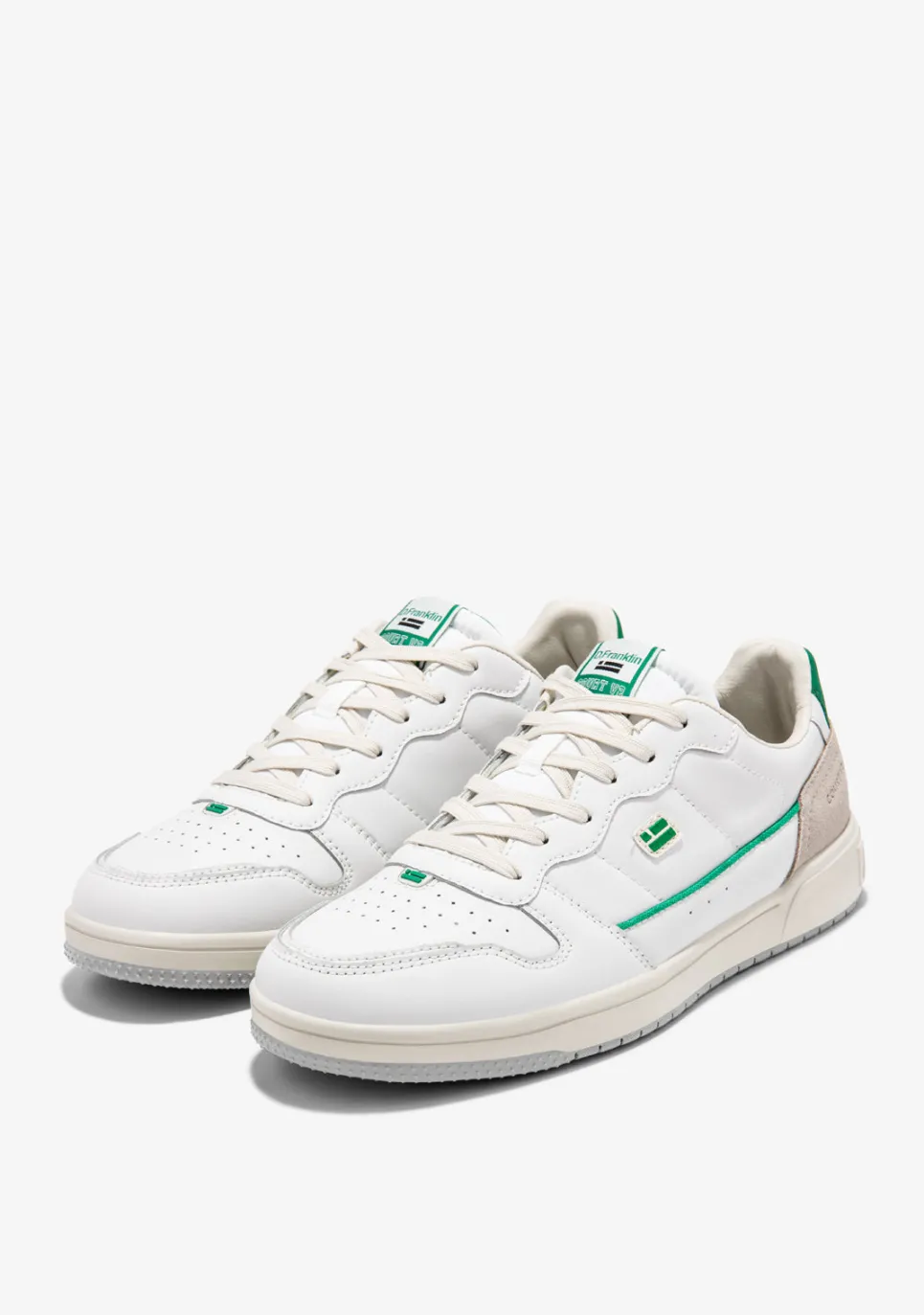 D.Franklin Court V2 Flag Basic White / Green|Damen Sneakers|Sneakers